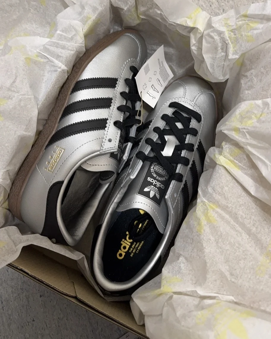 ADIDAS ORIGINALS STADT 黑銀 焦糖底 T頭 德訓鞋(JR9563)