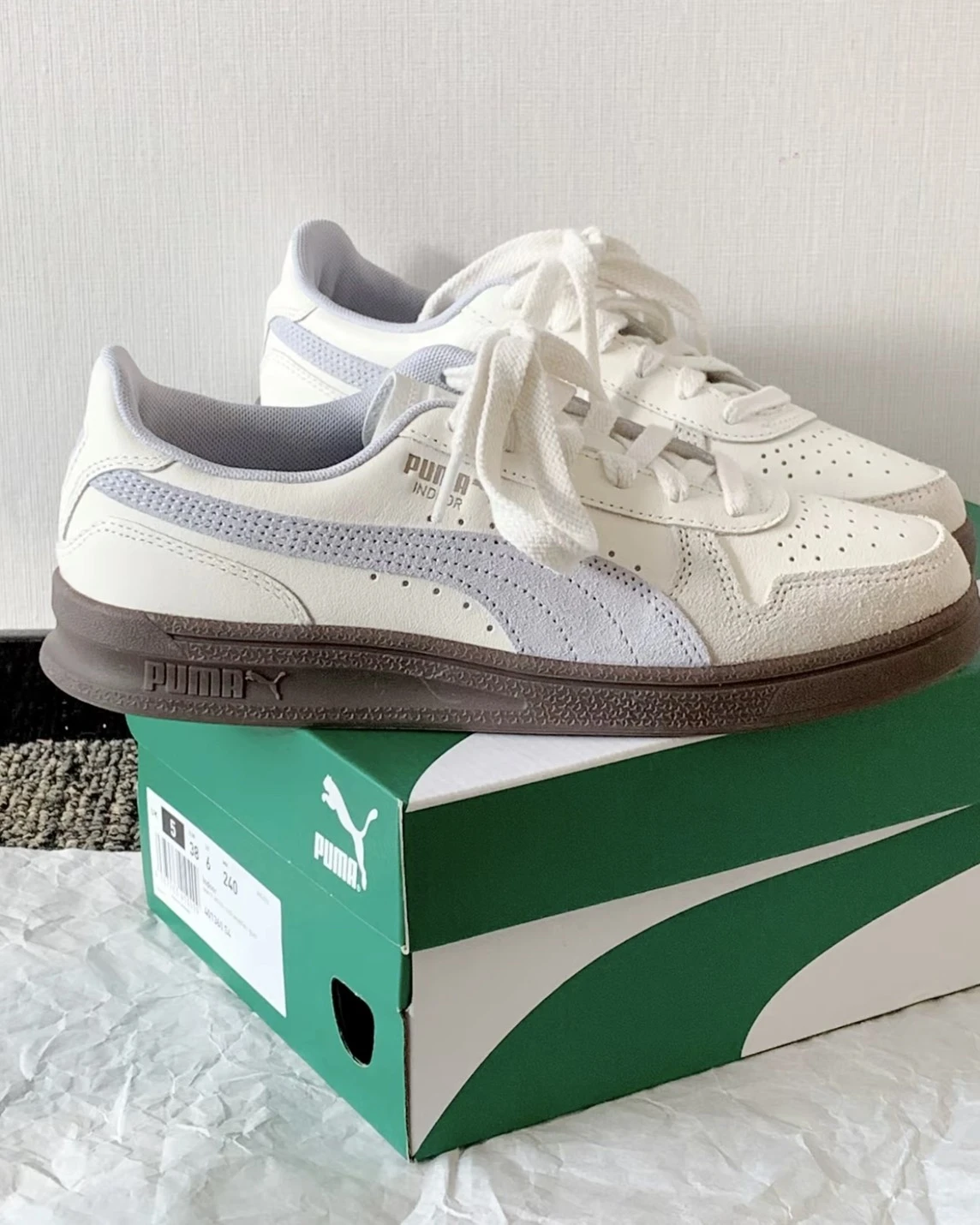 <🔥溫柔爆擊> PUMA x Emmi INDOOR 奶油薰衣草紫(401360-04)