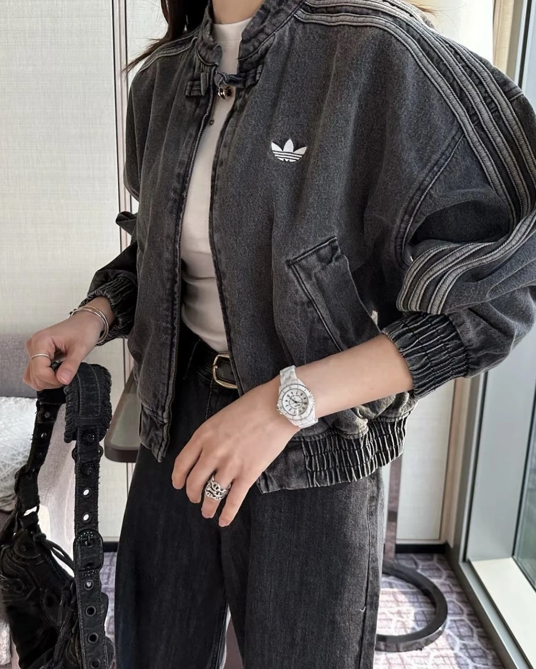 ADIDAS ORIGINALS CTT 牛仔外套 淺牛仔藍 牛仔黑(JZ9924 JY8274)