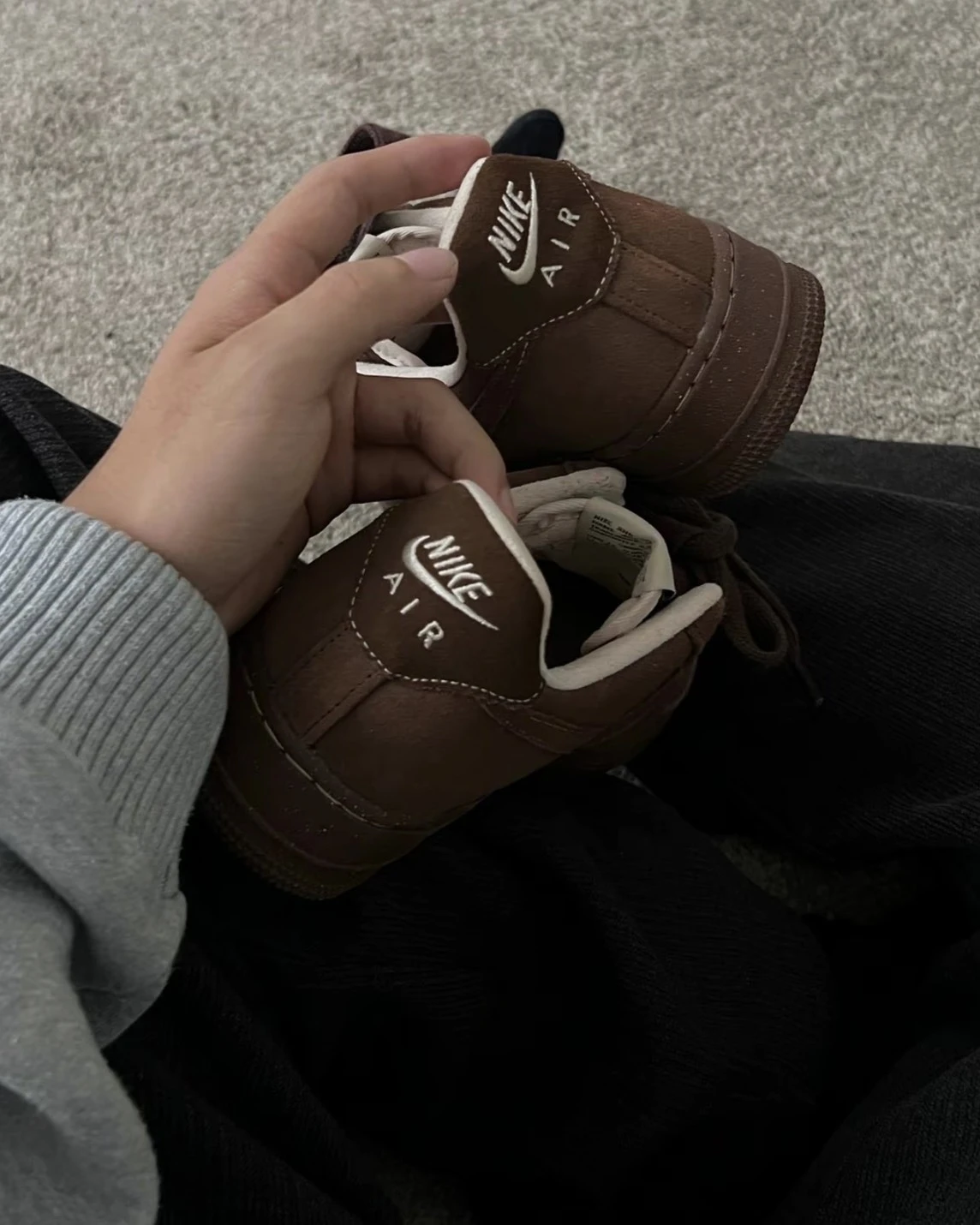 <美拉德色系!>NIKE AIR FORCE 1 LOW 麂皮 摩卡 咖啡牛奶 可可棕(FQ8901-259)