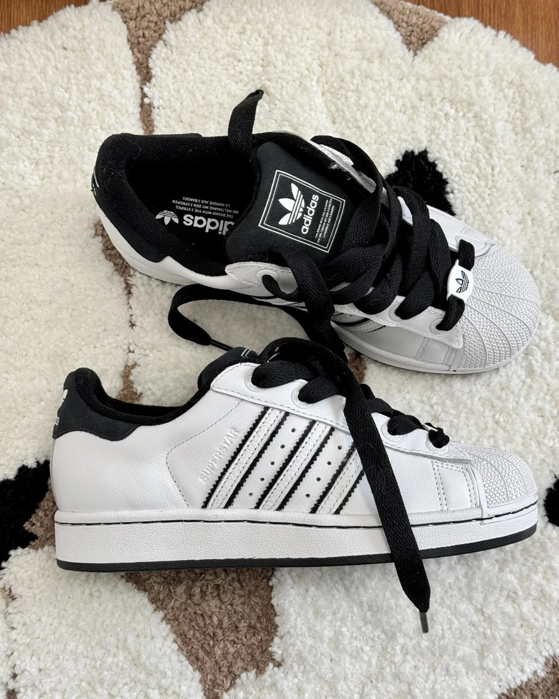 Adidas SUPERSTAR 2.0 白黑 熊貓 厚底貝殼頭(KI9521)