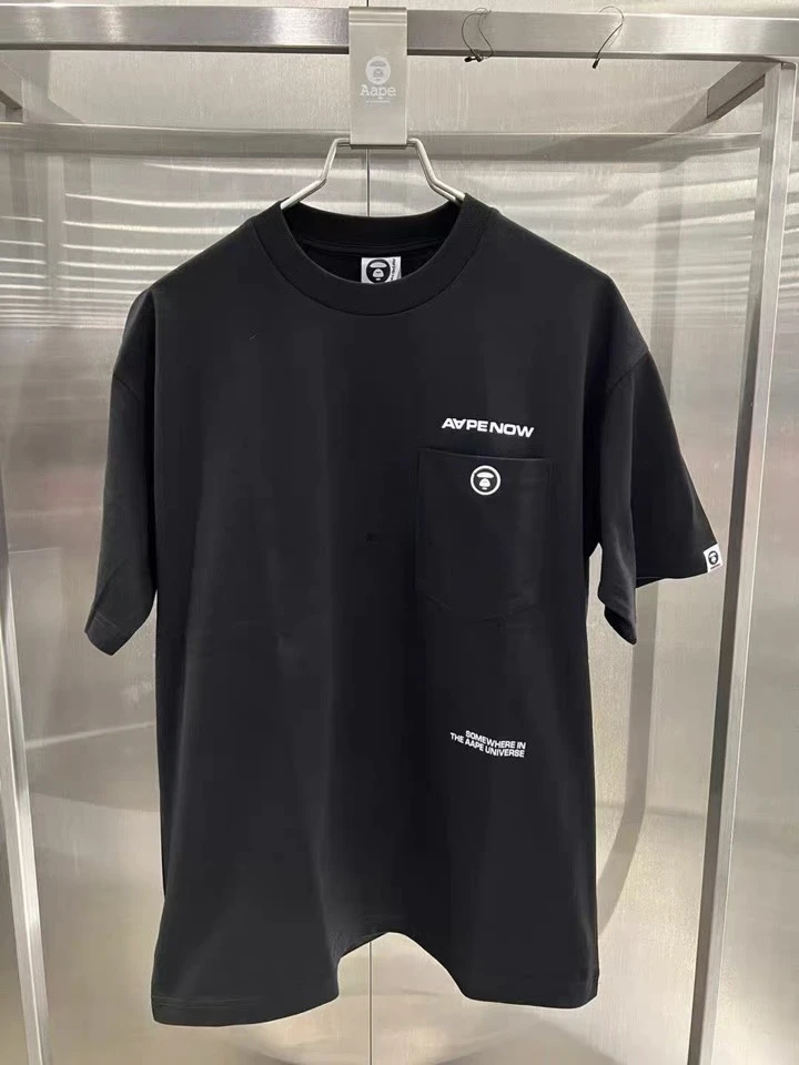 AAPE 胸前猿臉小標 口袋 短袖T 3色 (0901XXI)