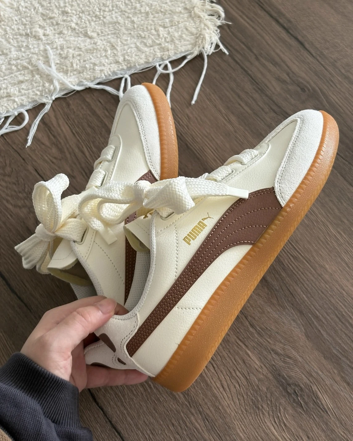Puma 9-T SUEDE 復古 麂皮 德訓鞋 焦糖奶油(407608-01)