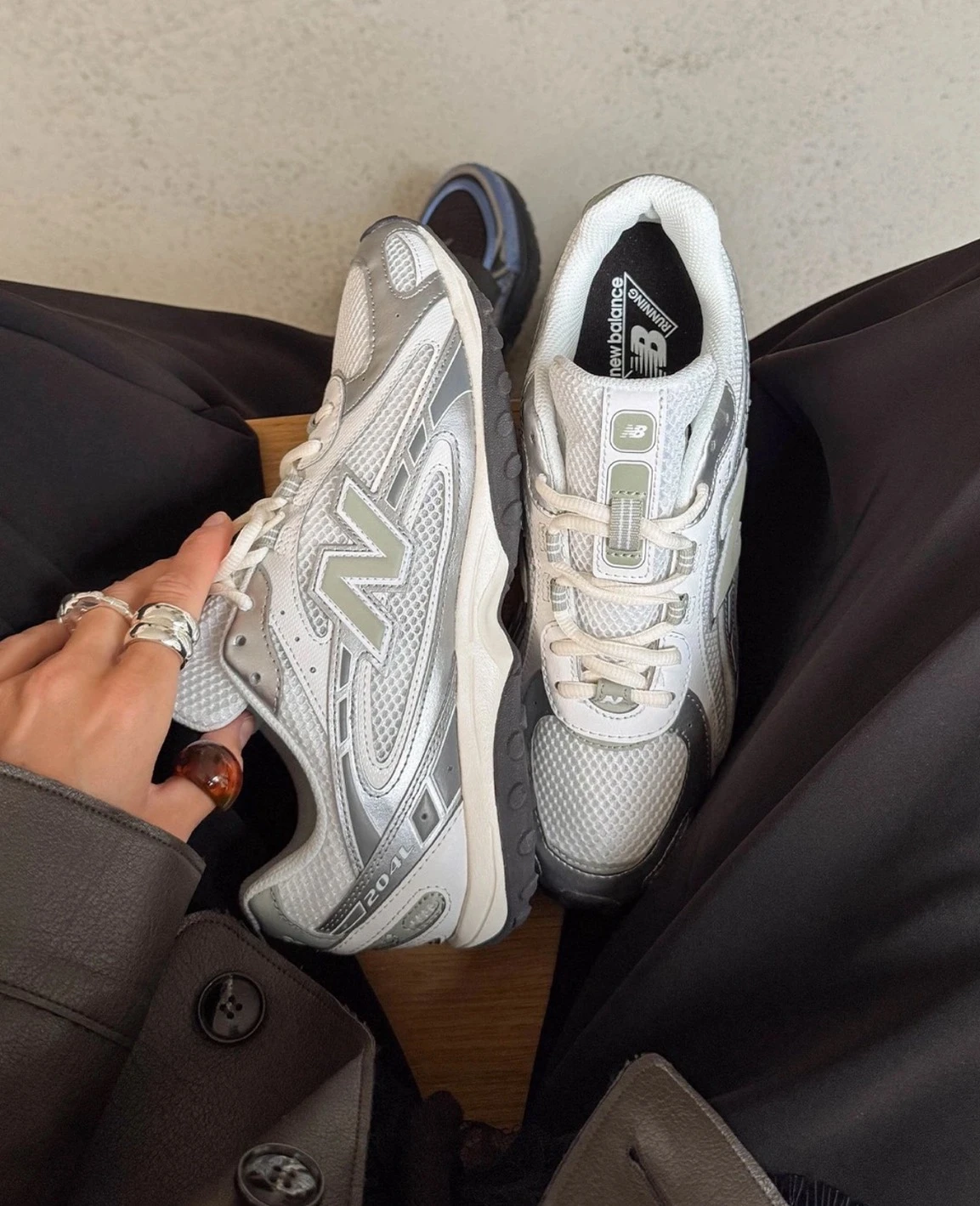 New Balance NB204L 薄底 網眼 透氣 復古 奶油綠銀(U204LSWB)