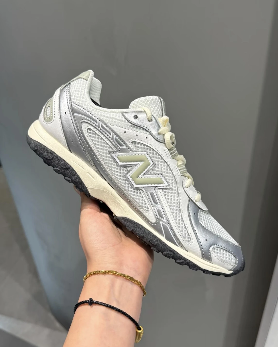 New Balance NB204L 薄底 網眼 透氣 復古 奶油綠銀(U204LSWB)