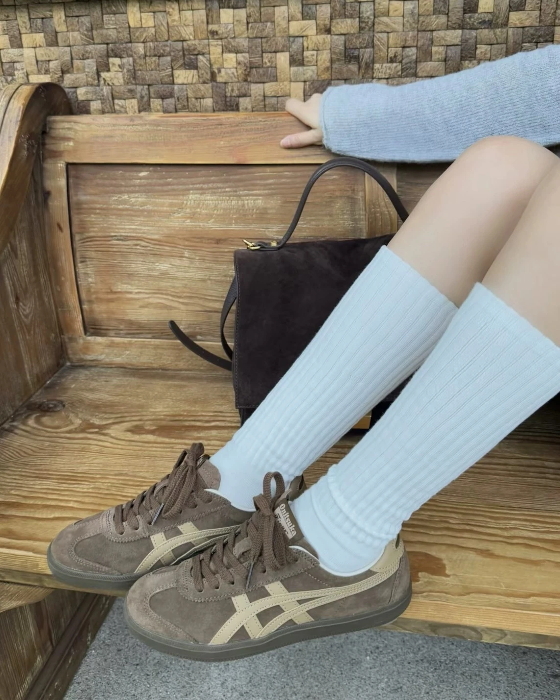 Onitsuka Tiger 鬼塚虎 Tokuten 麂皮 深棕色 可可拿鐵(1183C562-200)
