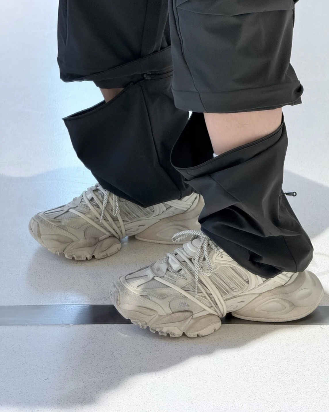 <國外限定>ADIDAS XLG RUNNER DELUXE 平替3XL 米色(JR9632)