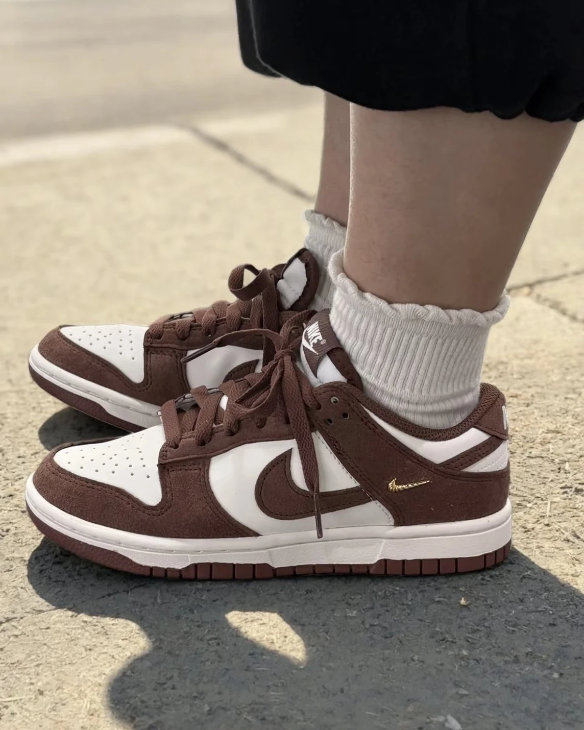 NIKE DUNK LOW "Red Sepia" 麂皮 可可 金屬小鈎 女款(IB4417-104)