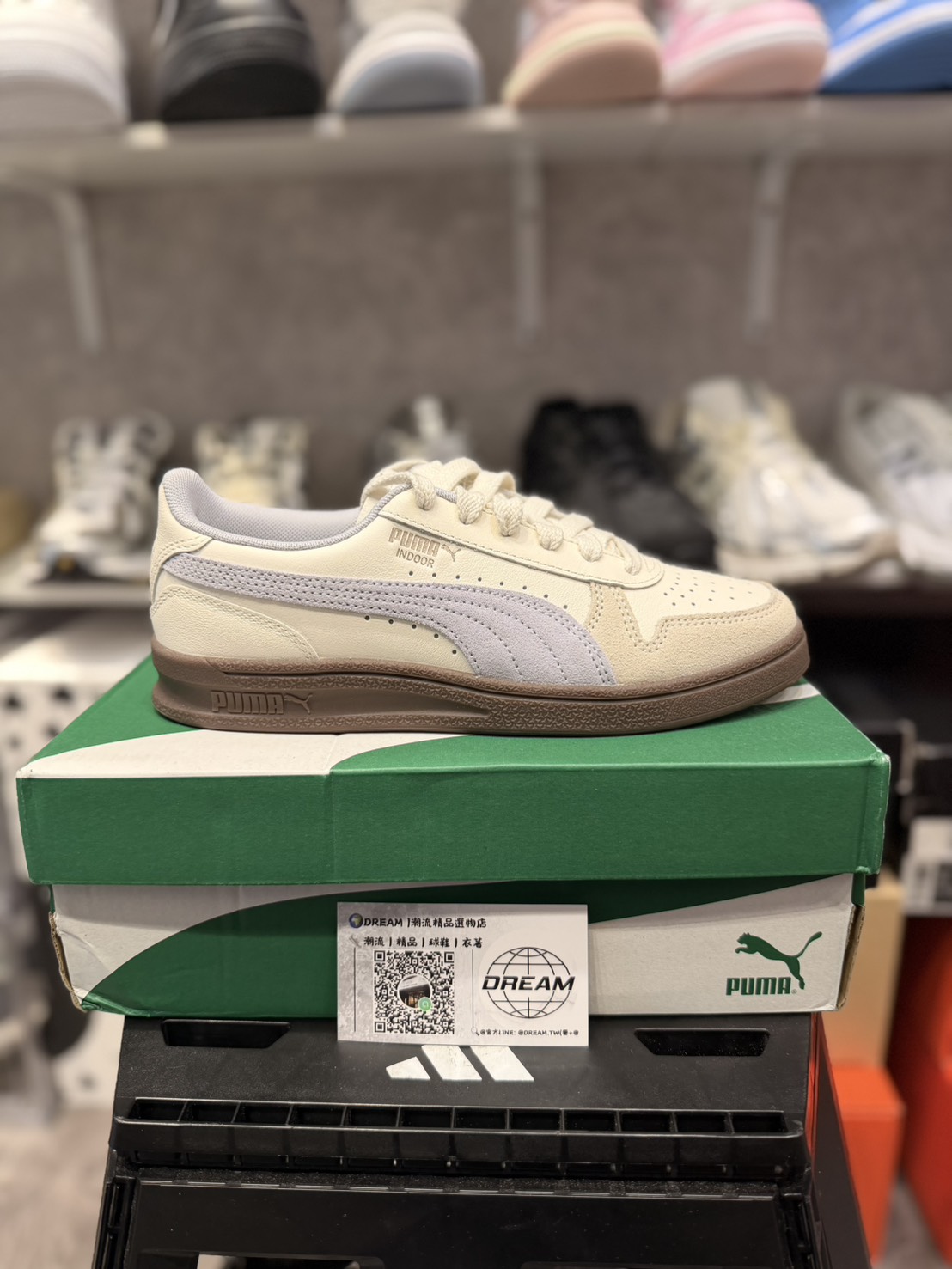 PUMA x Emmi INDOOR 奶油薰衣草紫(401360-04) 球鞋 國外代購 潮流 精品 全球代購