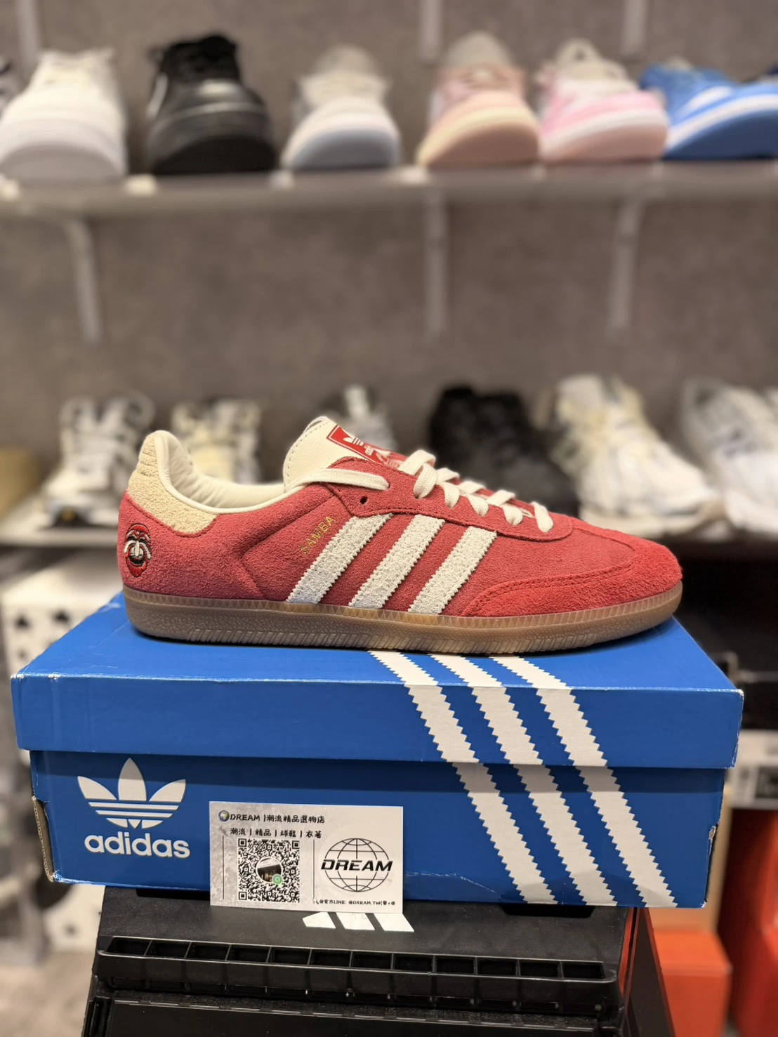 <28cm出清>Adidas Samba TAL 紅 棕 復古 韓國限定 IG8905