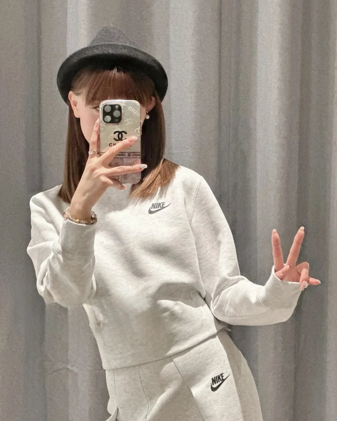 <套裝在這>Nike Sportswear 刺繡LOGO 太空棉 灰色 立領衛衣(HV2797-013)