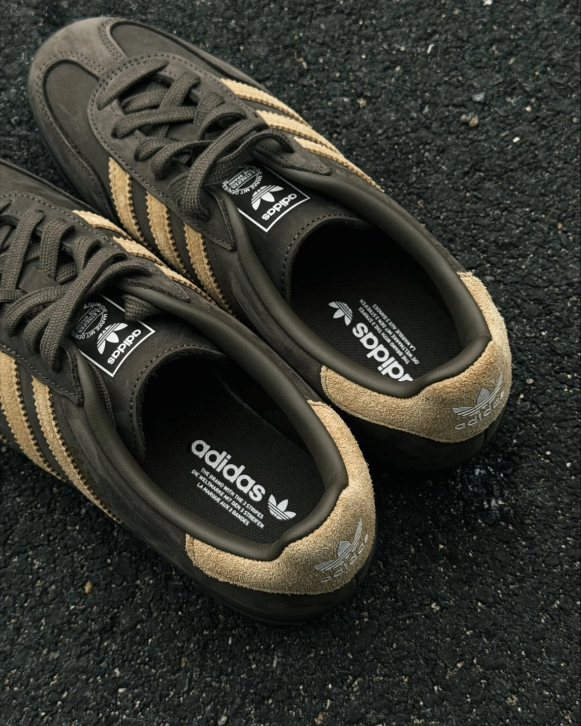 國外限定✨>ADIDAS GAZELLE INDOOR 巧克力棕復古麂皮奶茶德訓鞋(JQ8386