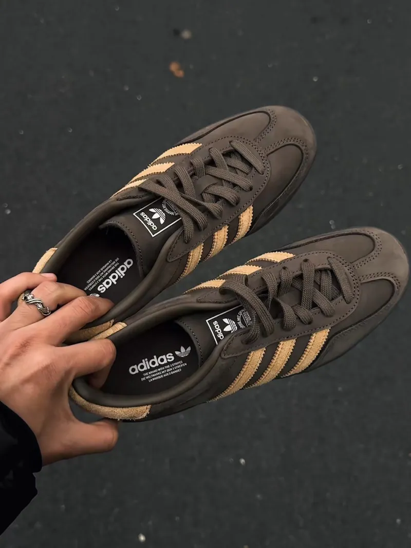 <國外限定✨>ADIDAS GAZELLE INDOOR 巧克力棕 復古麂皮 奶茶 德訓鞋(JQ8386)