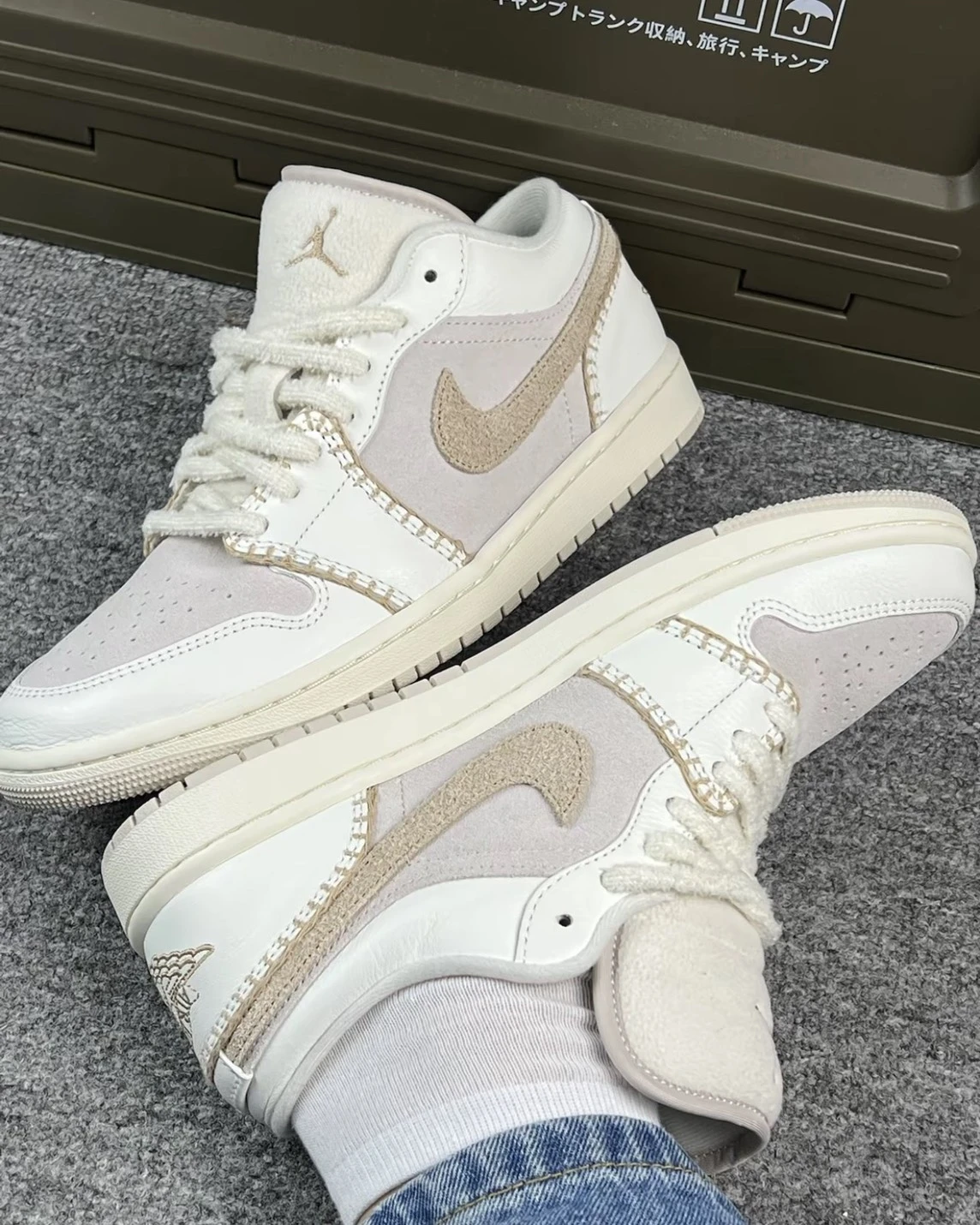 NIKE AIR JORDAN 1 LOW 芋泥奶油 女款(HV4268-120)