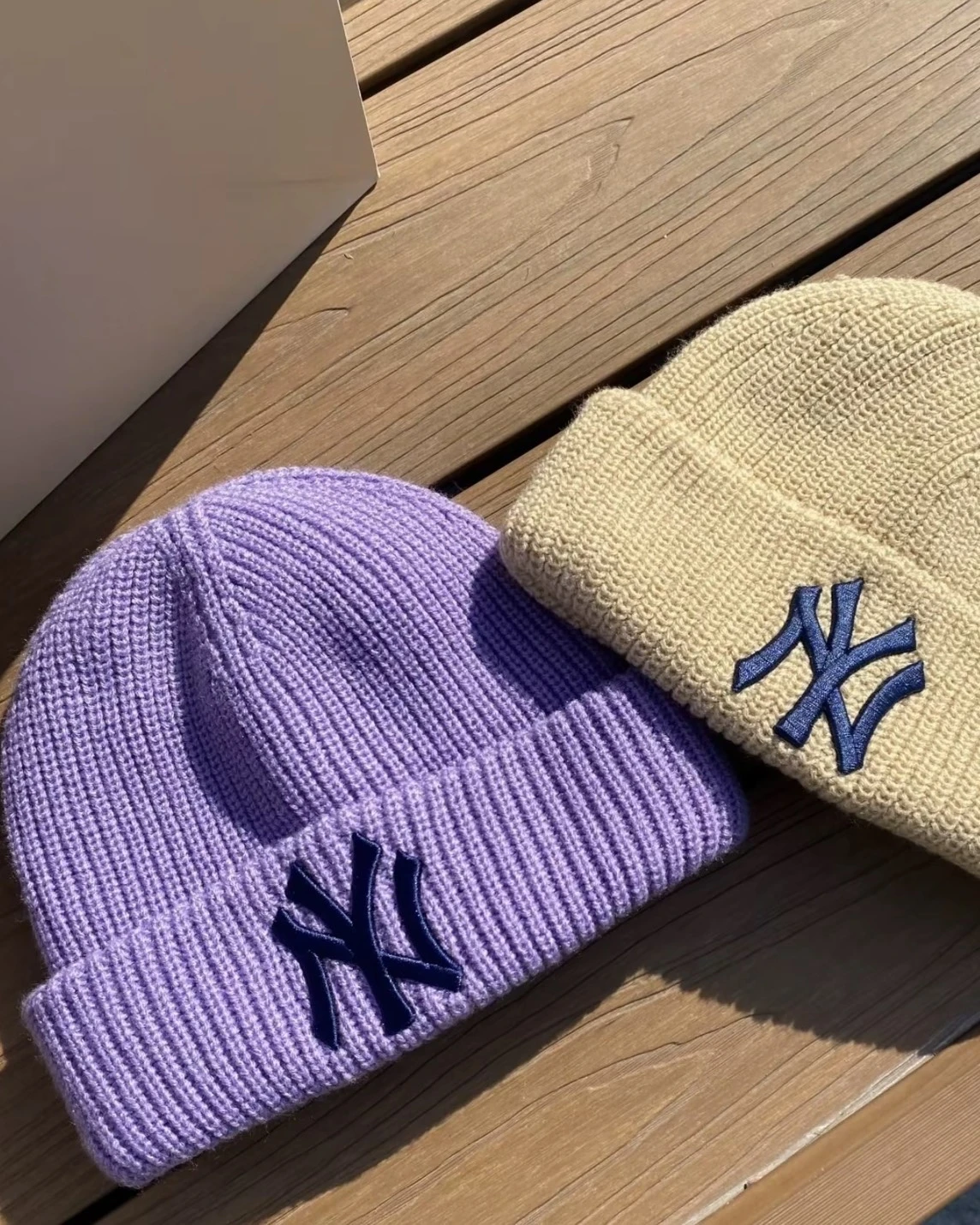 MLB 經典LOGO 冷帽 針織帽