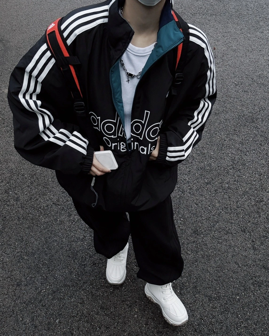 <雙重享受>Adidas Originals FW25 M REV JKT 黑色 寶寶藍 雙面穿 鋪棉外套(KS5955 / KS5954)