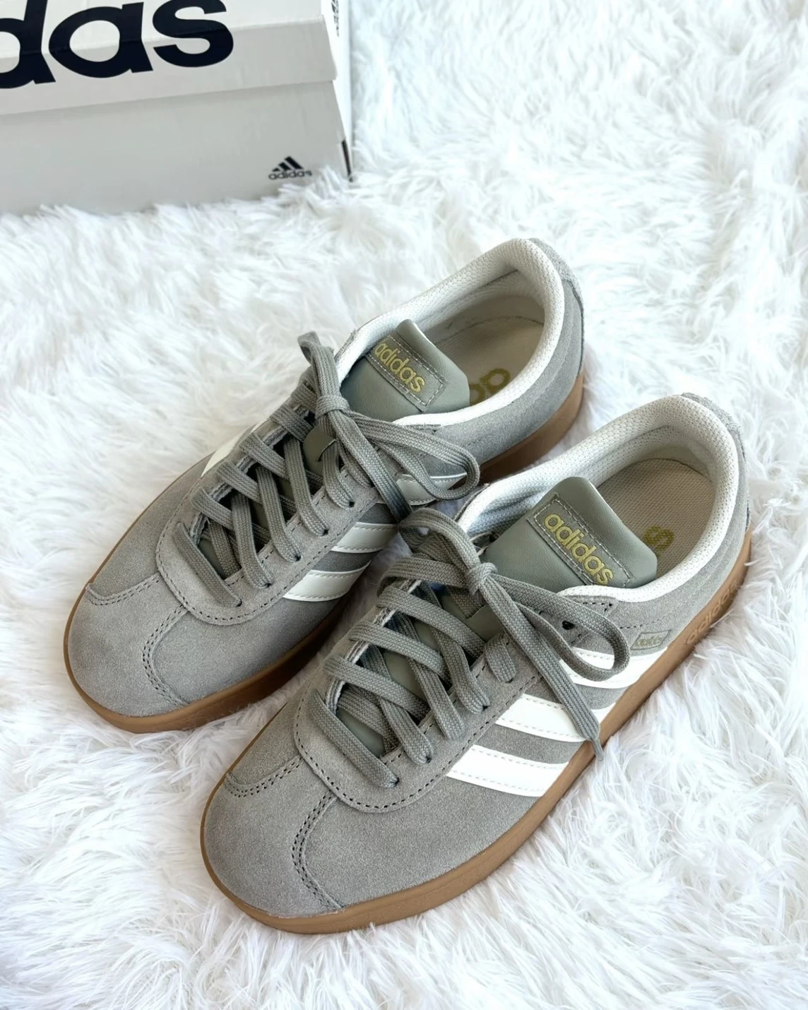 ADIDAS VL COURT 2.0 焦糖底 復古灰(JH5078)
