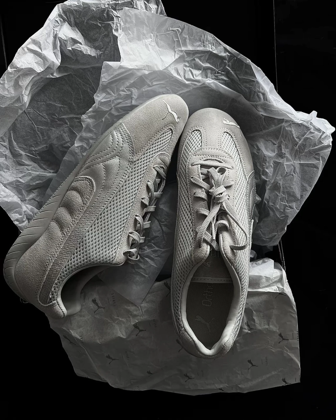 PUMA Speedcat OG 復古賽車鞋 網面 淺灰銀(403902-02)