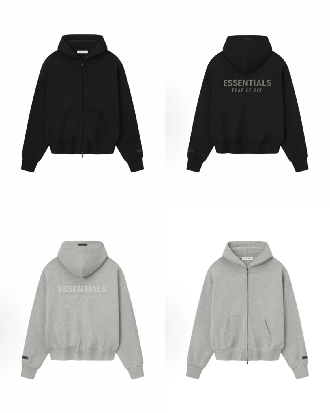 Essentials FW25 Classic Fit 背後LOGO 連帽外套 兩色可選(192SP254785F)