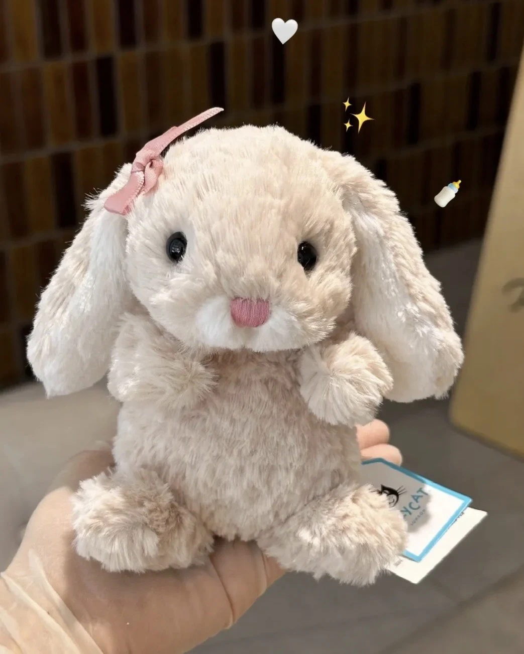 <限量預購>JELLYCAT YUMMY兔 毛絨 安撫娃娃 玩偶 15cm