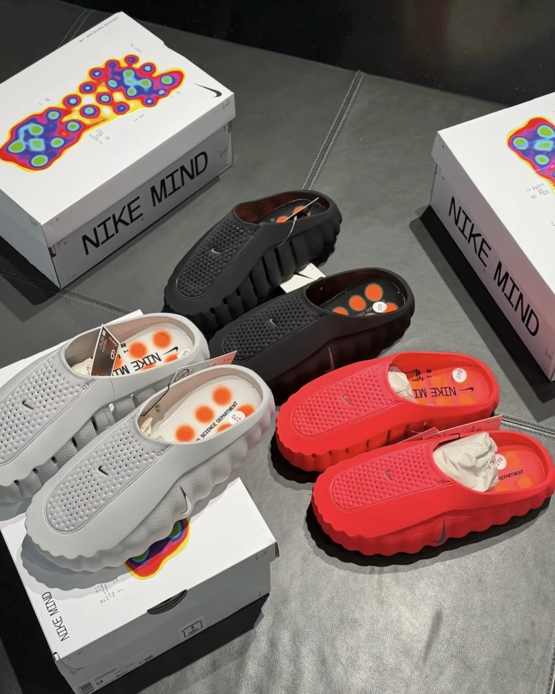 <超爽腳感!!!>NIKE MIND 001 穆勒鞋 黑科技 三色可選(HQ4307-001/003/600)