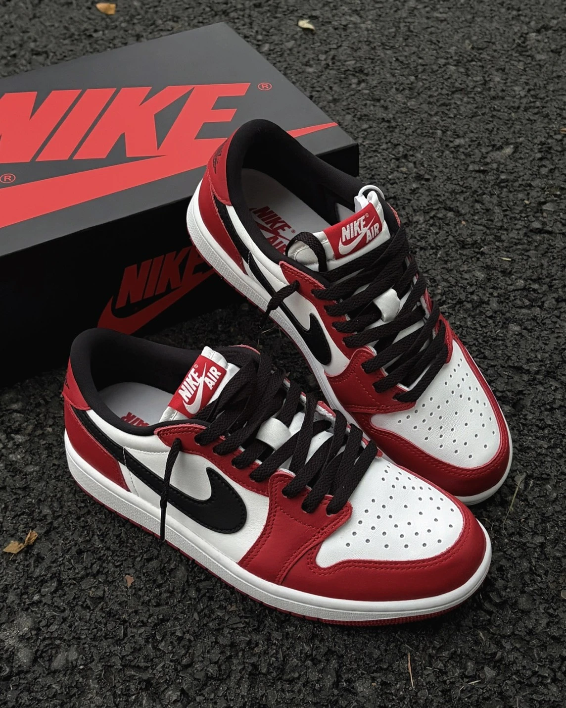 NIKE AIR JORDAN 1 LOW OG "Chicago" 芝加哥 黑紅白 低筒 經典 (HQ6998-600)