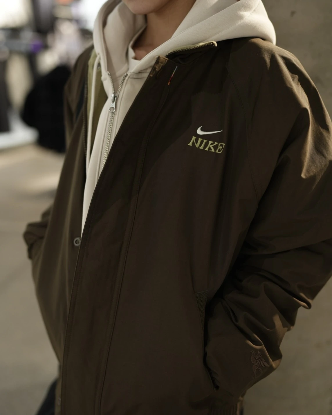 NIKE Club FW25 馬年限定 CNY新年款 搖粒絨內裏 立領 寬鬆 夾克外套(IQ3705-613/IQ3705-212)