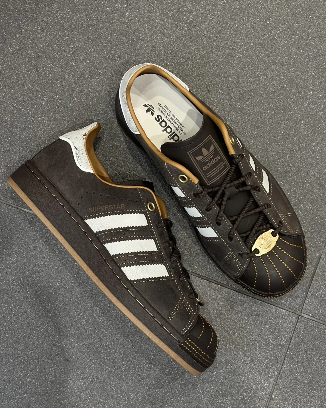 Adidas Originals Superstar 2.0 復古老錢風 摩卡棕貝殼頭(HP7108)