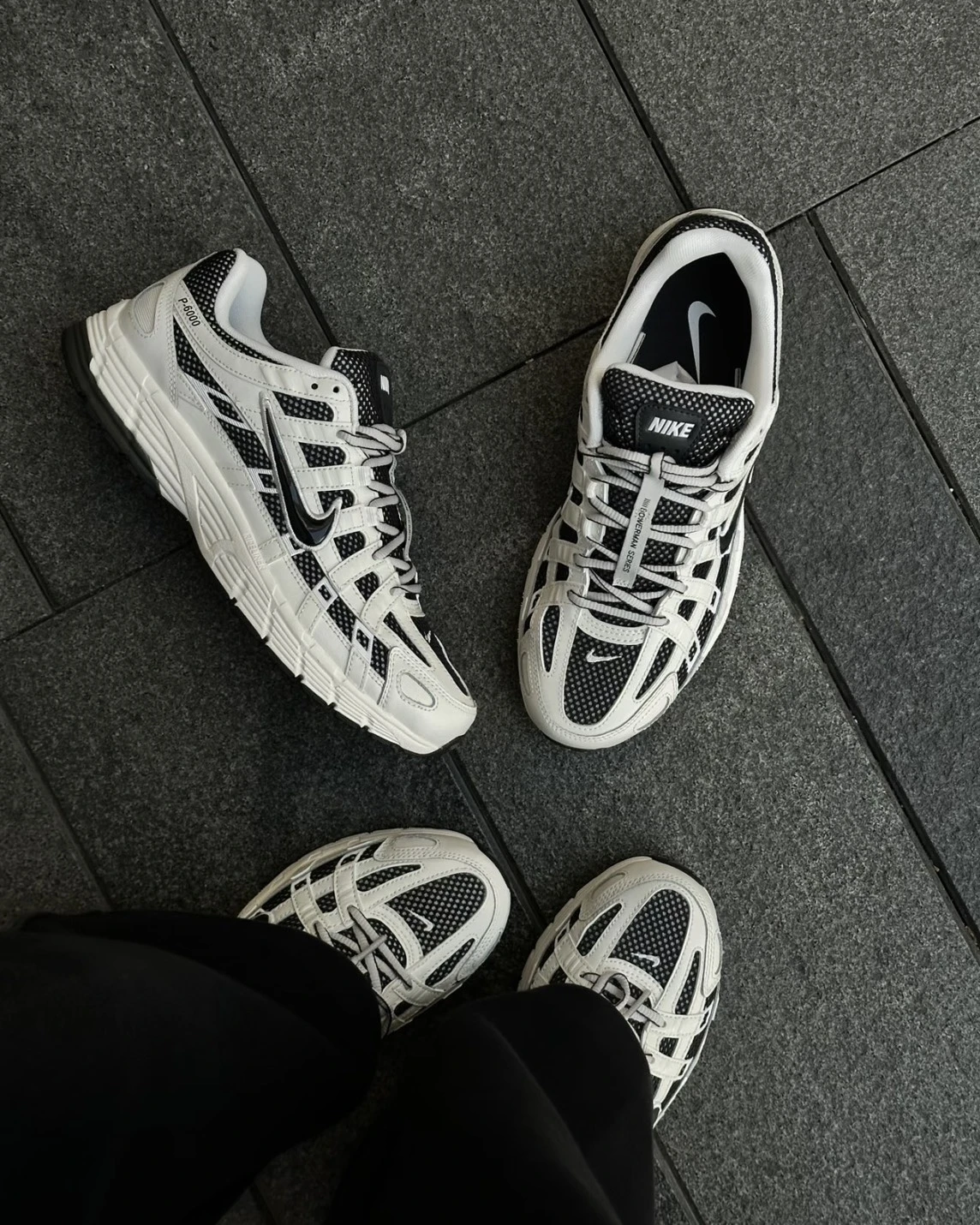 NIKE P-6000 復古 網面透氣 跑鞋 黑白 黑灰(HF0015-002/IO8711-101)