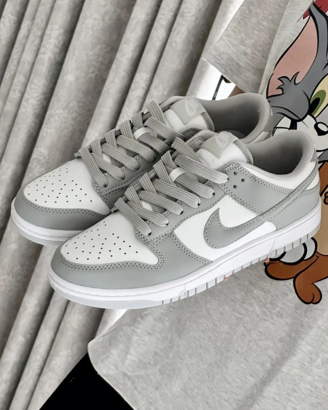 <更新起來!!!>NIKE DUNK LOW 灰白 男女款 百搭 情侶款(FB9109-123/HF5441-105)