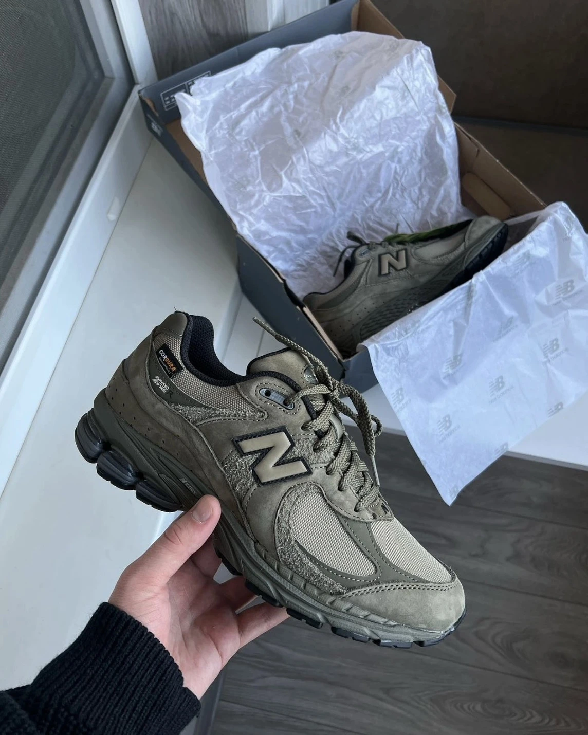 <🔥超殺折扣>NEW BALANCE CORDURA 抗撕裂 灰綠M2002RPK