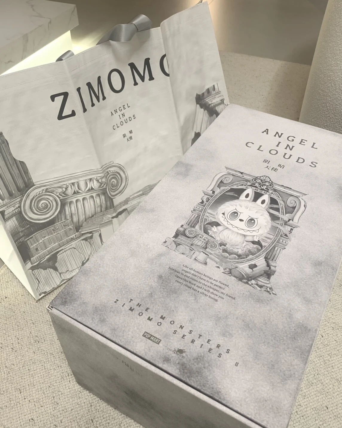 <🤍快速出貨> POPMART 雪白天使 Zimomo 大首領