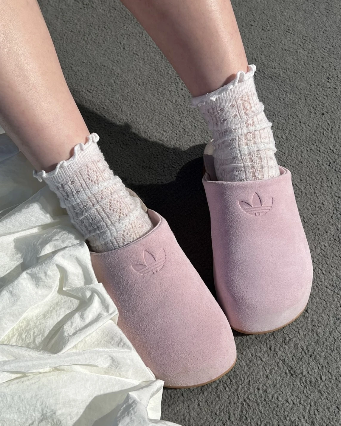 ADIDAS ORIGINALS ADIMULE 麂皮 穆勒鞋 包頭拖鞋 懶人鞋 半拖鞋(五色可挑)