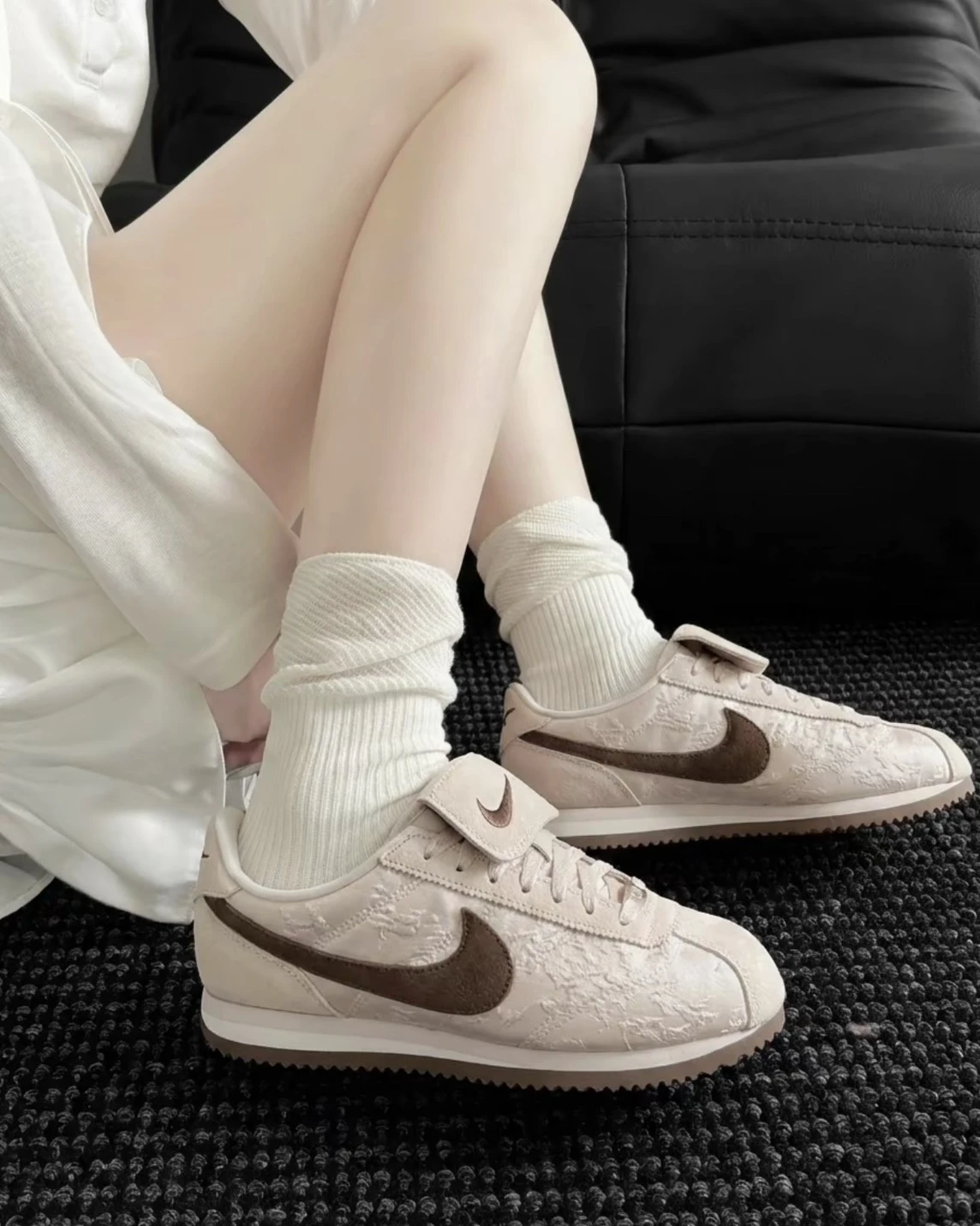 NIKE CORTEZ TEXTILE 粉棕 阿甘鞋(IQ3624-667)