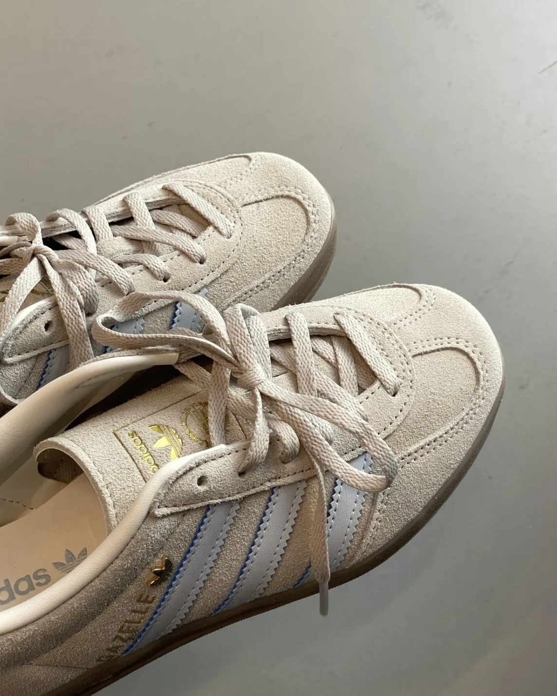 ADIDAS GAZELLE INDOOR 燕麥 海鹽藍 淺卡其 奶油 焦糖底(JR2432)