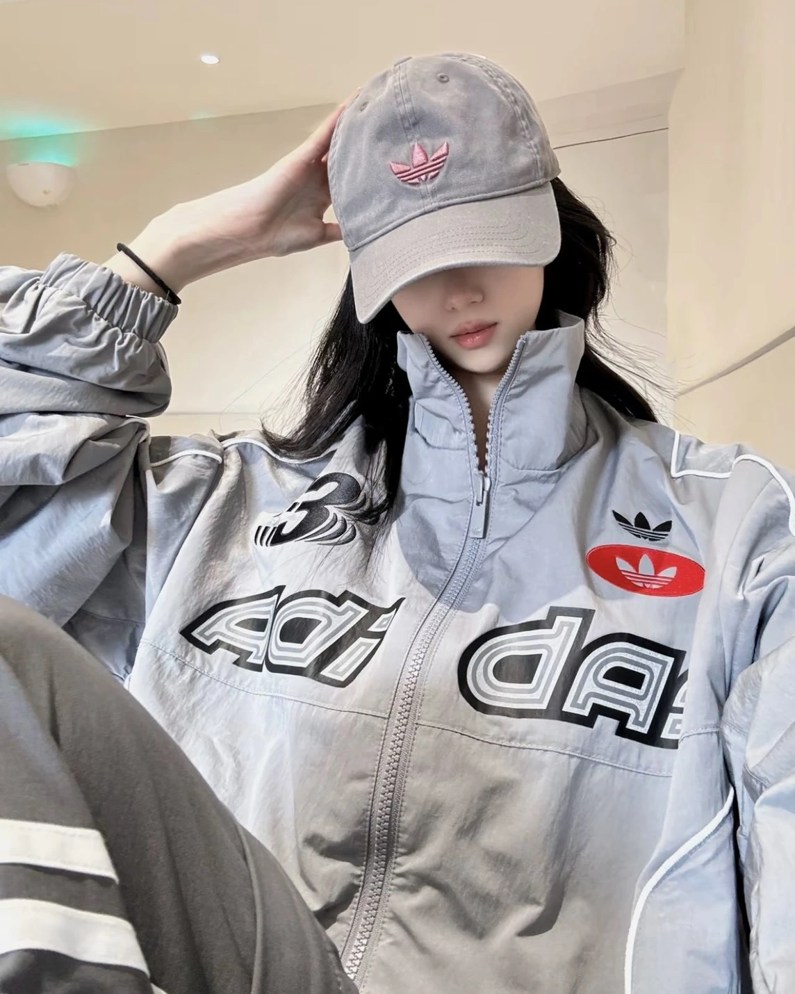 <國外限定>Adidas Originals RAC WVJKT 立領寬鬆 賽車外套(JM8034 JM8033)