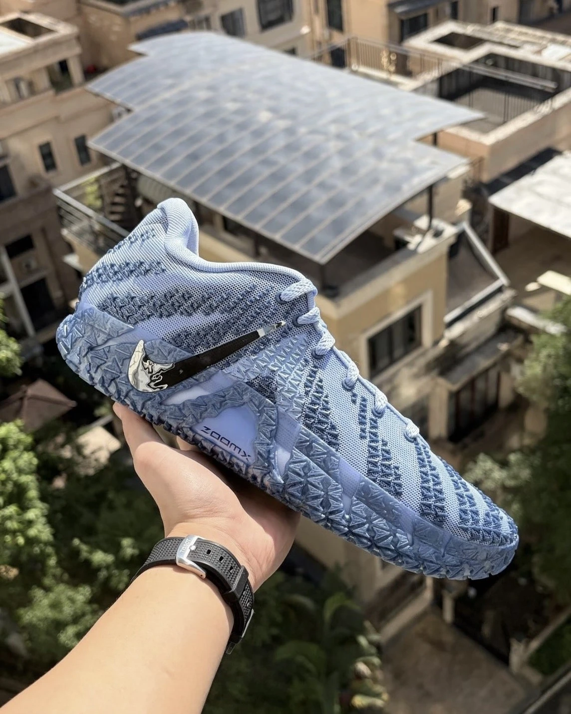 NIKE JA3 "Cobalt Bliss" 冰藍 鏡面 籃球鞋 莫蘭特 實戰籃球鞋(HF2794-400)