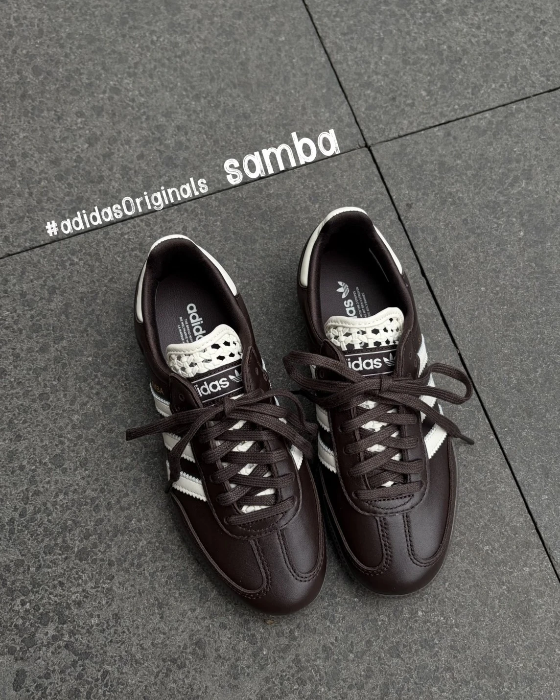 ADIDAS SAMBA OG 極光可可 漢玉白 德訓鞋(IH3982)