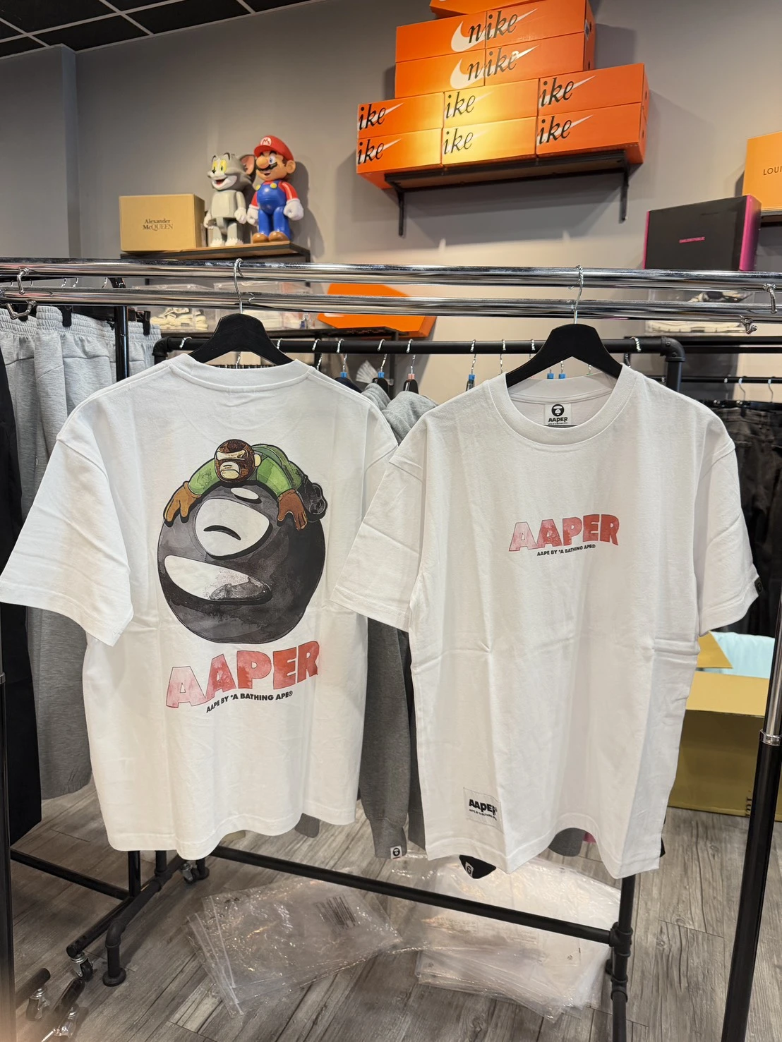 AAPE 26SS 春夏款 卡通猿人 短袖(1821XXQ)