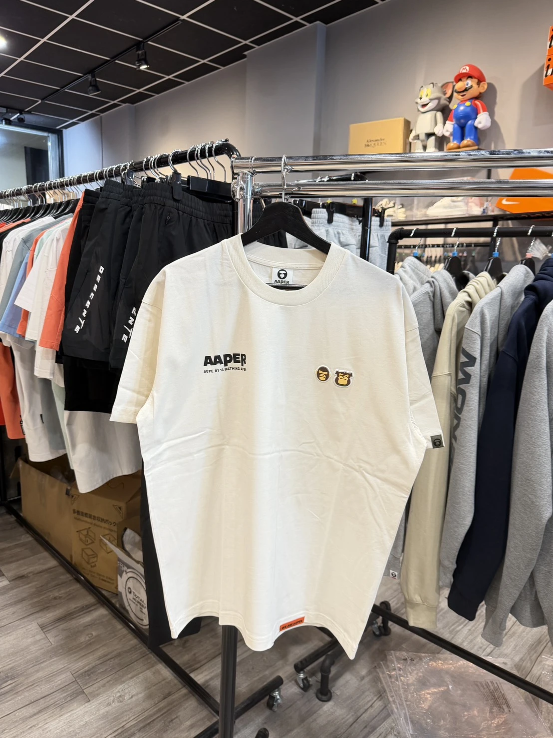 AAPE 26SS春夏款 家族系列 刺繡猿人法鬥 LOGO 兩色可選(1830XXQ)