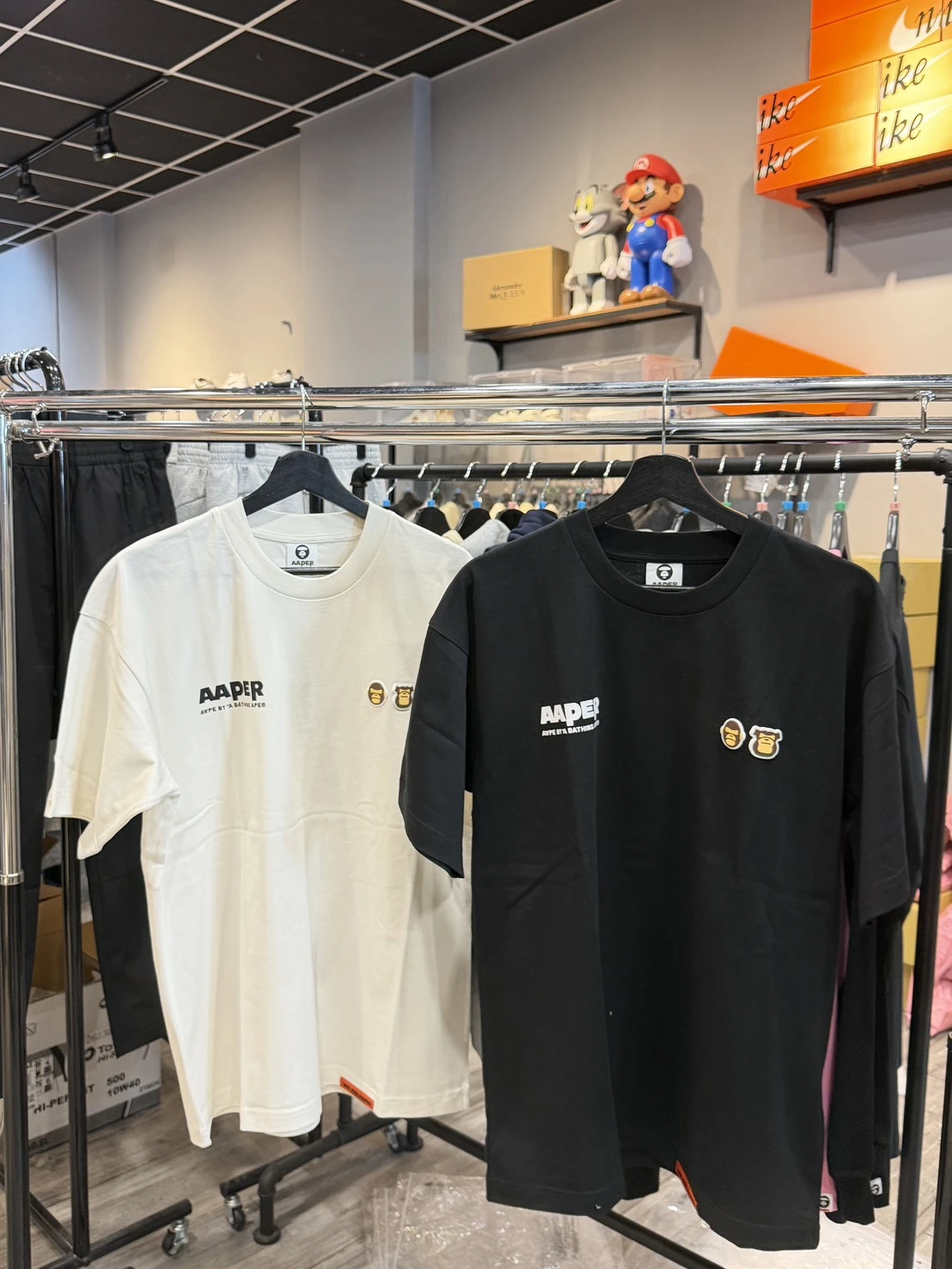AAPE 26SS春夏款 家族系列 刺繡猿人法鬥 LOGO 兩色可選(1830XXQ)