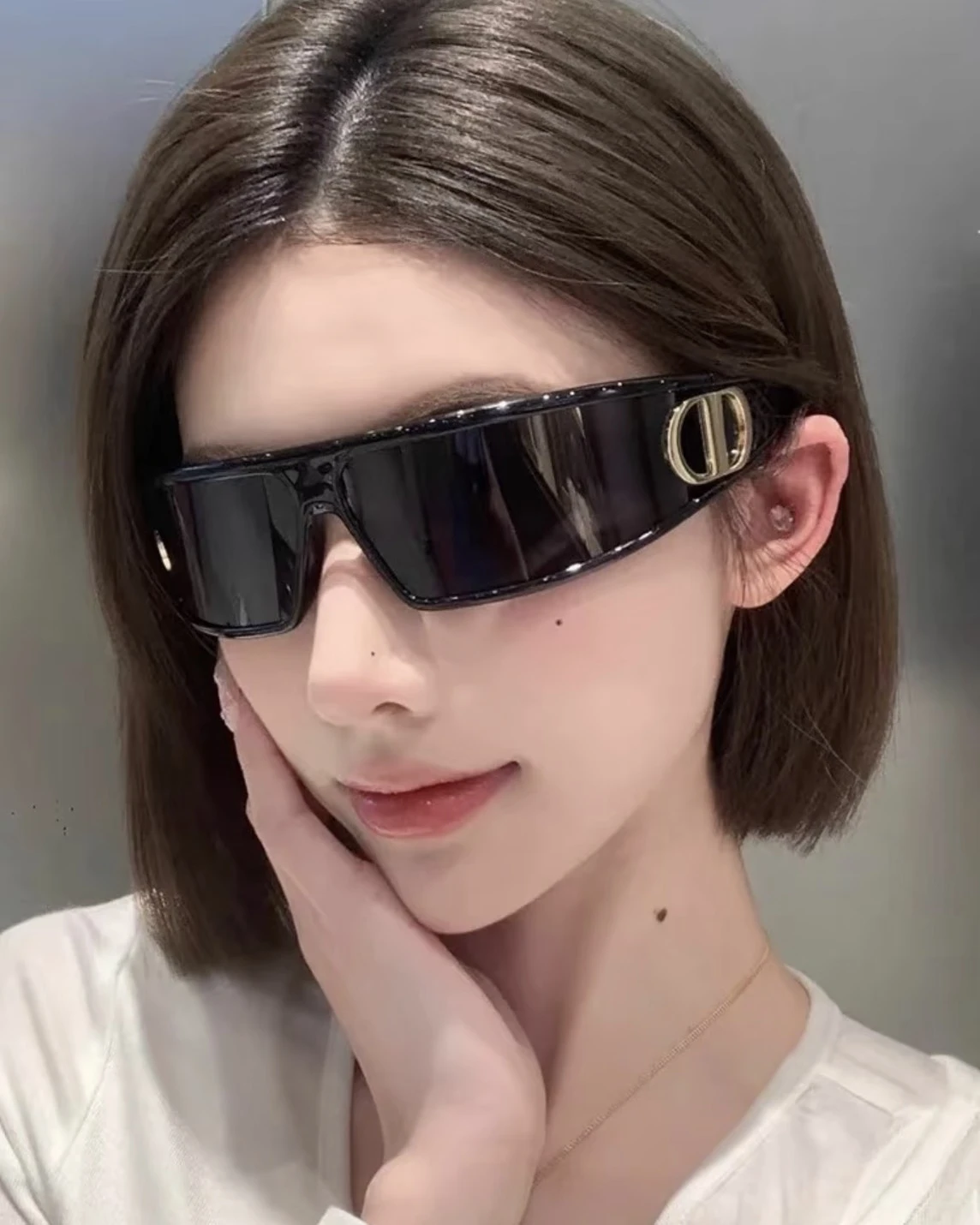 <限量折扣!>Dior迪奧 VeryDior M1U 髮箍墨鏡 二合一 太陽眼鏡(VeryDiorM1U-10A0)
