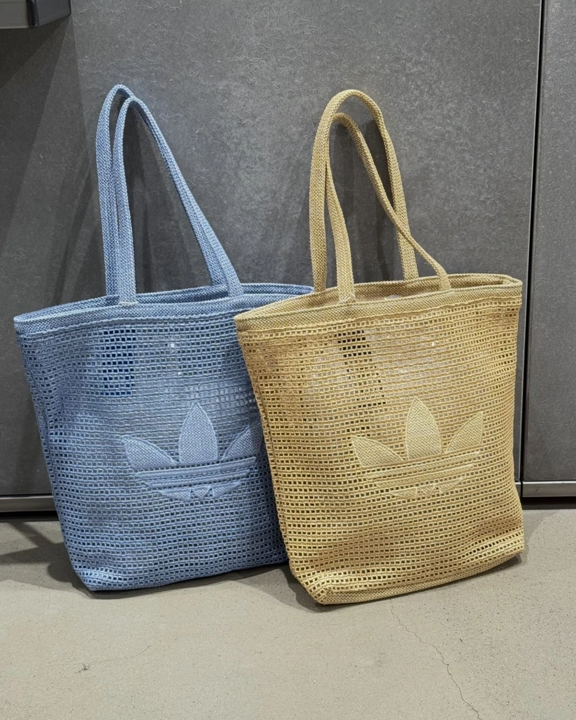 ADIDAS ORIGINALS KNITTING 經典LOGO 編織包 托特包