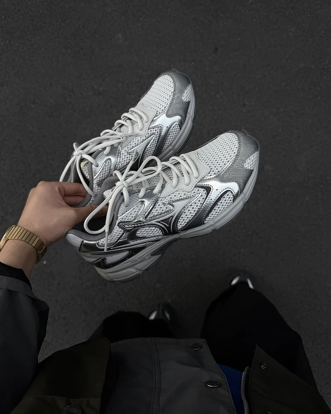 Mizuno Speed 2K 美津濃 暗白銀 金屬未來感(D1GH252907)