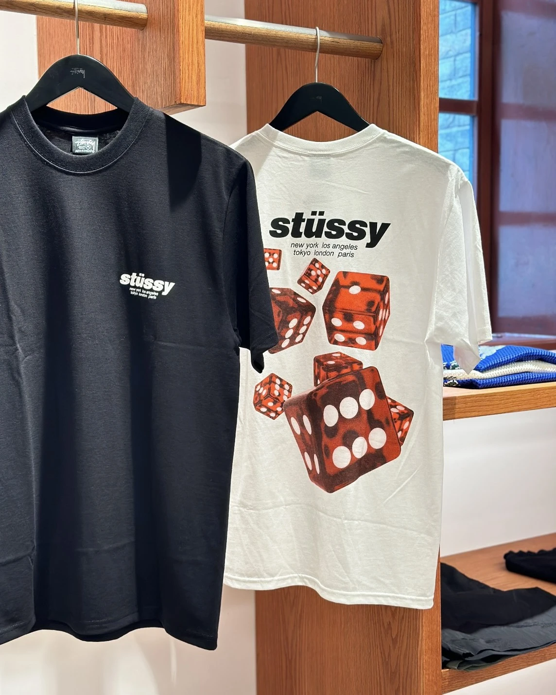 Stussy ROLLERS TEE 美式復古 紅骰子 短T