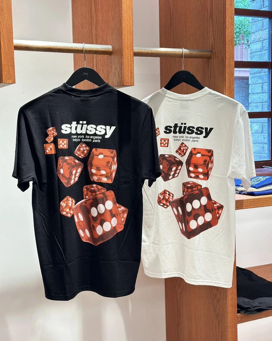 Stussy ROLLERS TEE 美式復古 紅骰子 短T