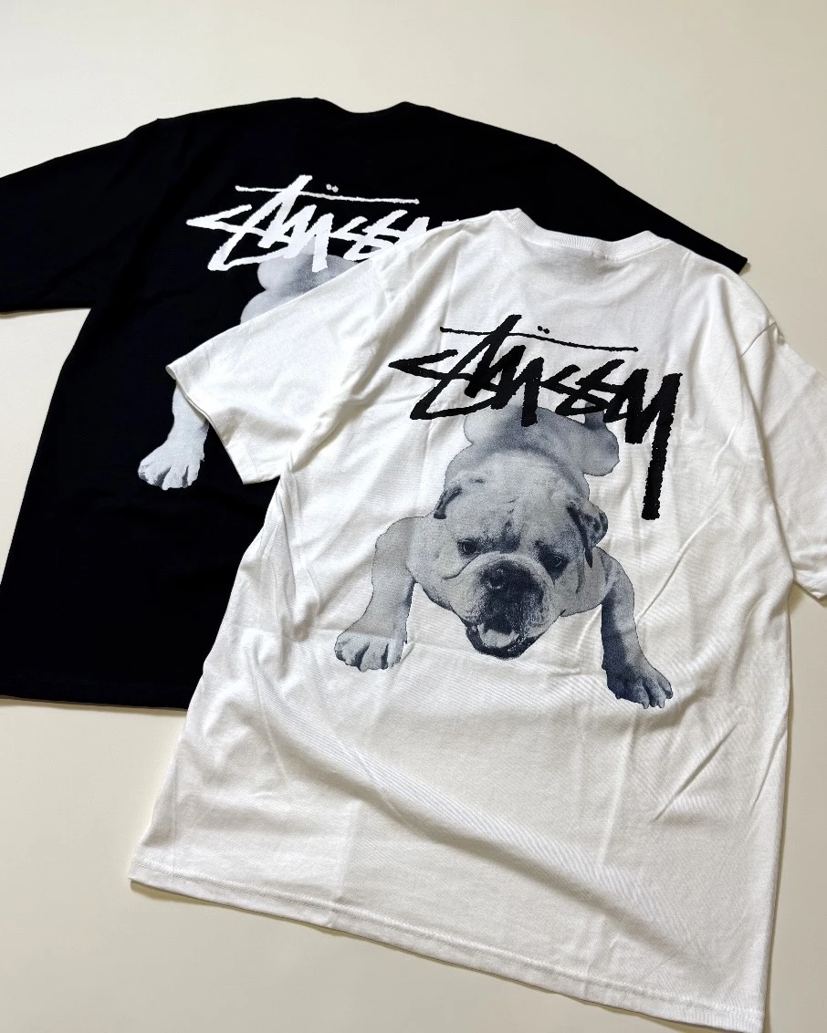 Stussy Stock Dog Tee 法國鬥牛犬 短T