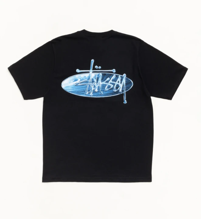 Stussy SS26 波浪LOGO字樣 短袖T(兩色可選)