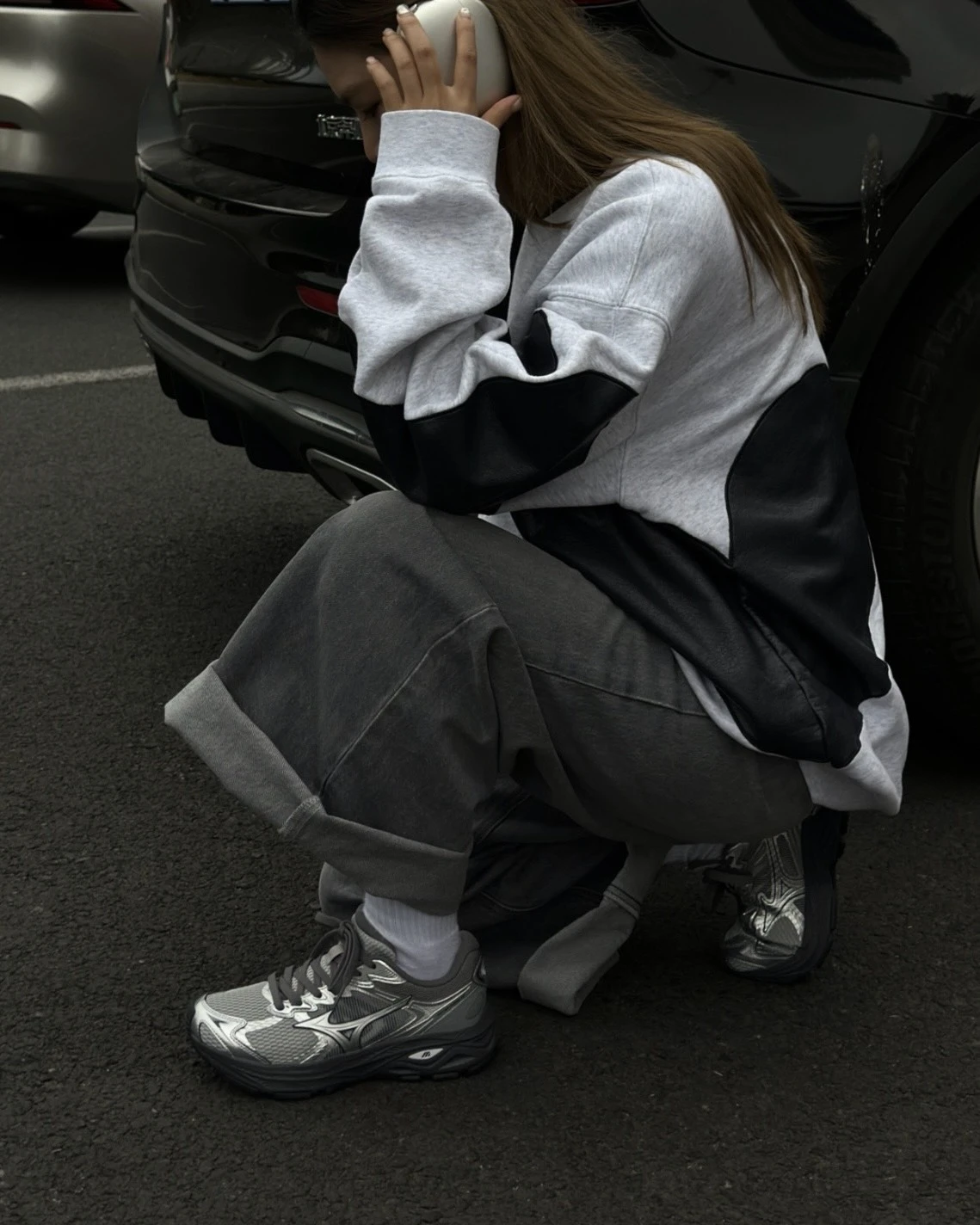 Mizuno RACER V2 美津濃 "Grey" 金屬灰銀 機能復古跑鞋(D1GH250613)
