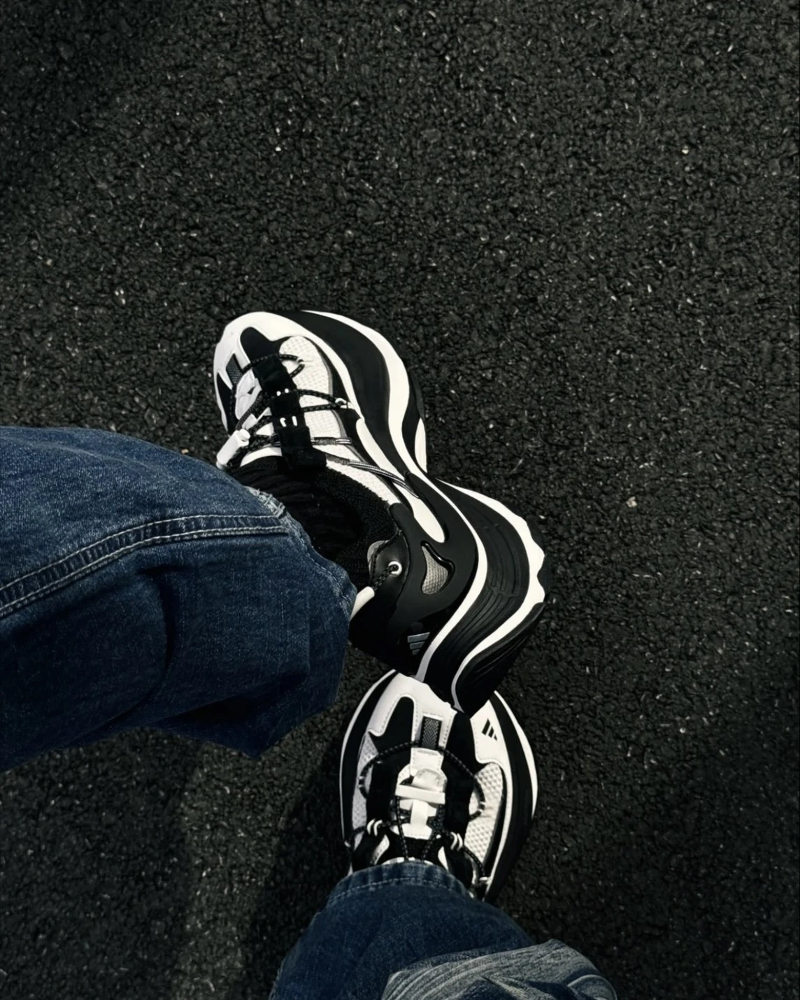 ADIDAS FOS XLG SPEED HIKE "White Black" 黑白抽繩 機甲鞋(KK1916)